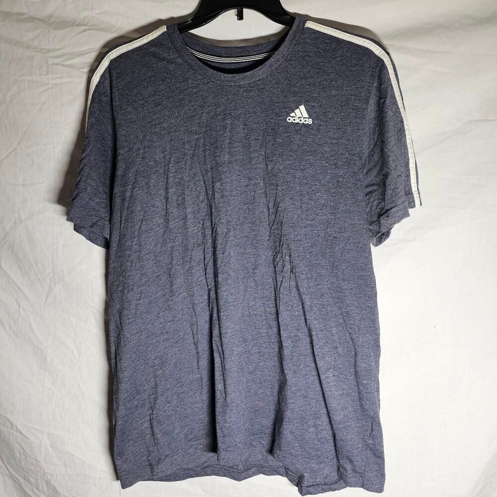 Adidas grey blue sporty loungewear tshirt